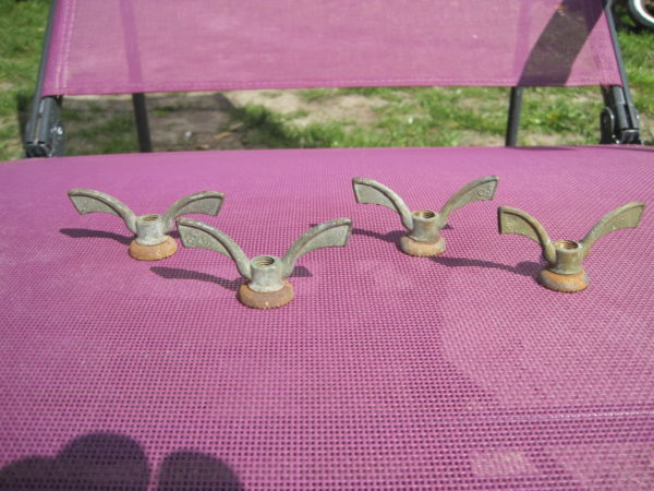 4 Papillons en cuivre